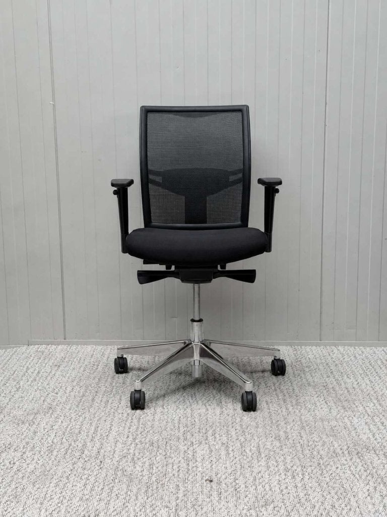 Ergonomic Cathedra 7060 CS Netrug Bureaustoel, Niet ingevuld, Zwart, Niet ingevuld, Ophalen of Verzenden