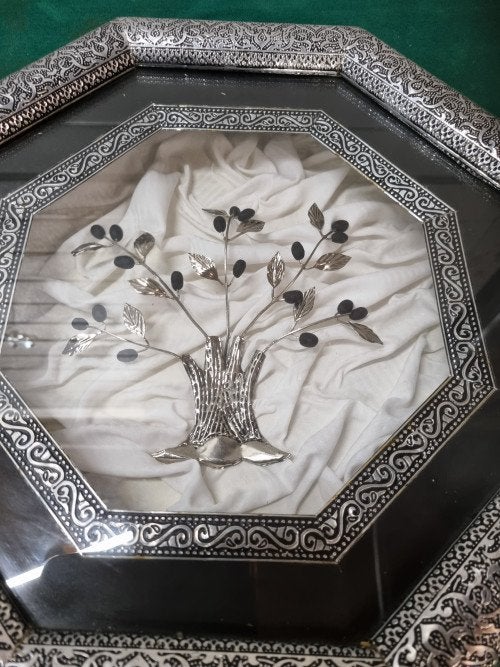 muur decoratie boom aluminium lijst bewerkt, Ophalen of Verzenden, 'T Olde Gre-j, Info@toldegrej.nl, Endepoelstraat 20f Didam