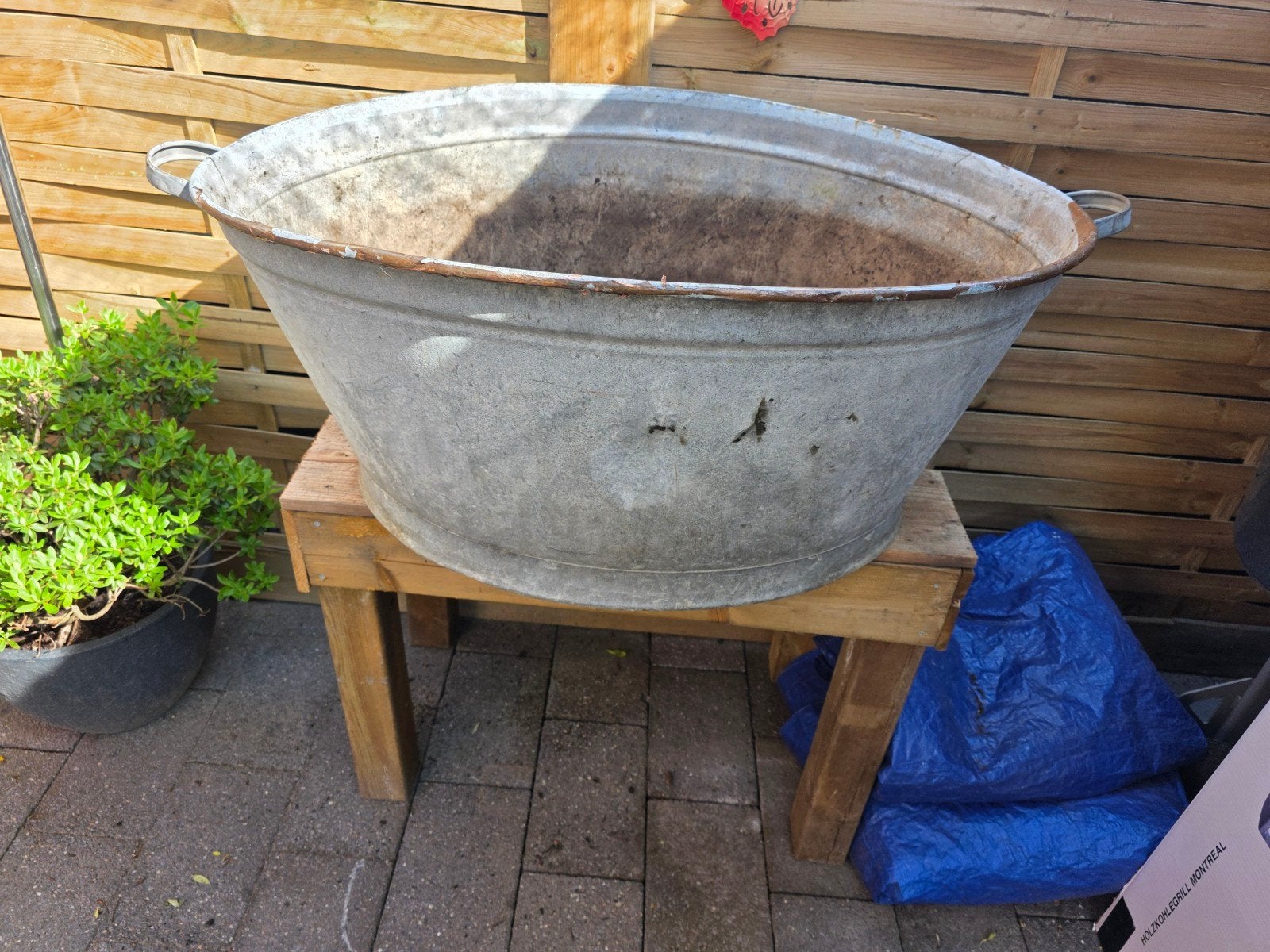 Zinke teil, Ophalen, Minder dan 30 cm, Rond, Metaal
