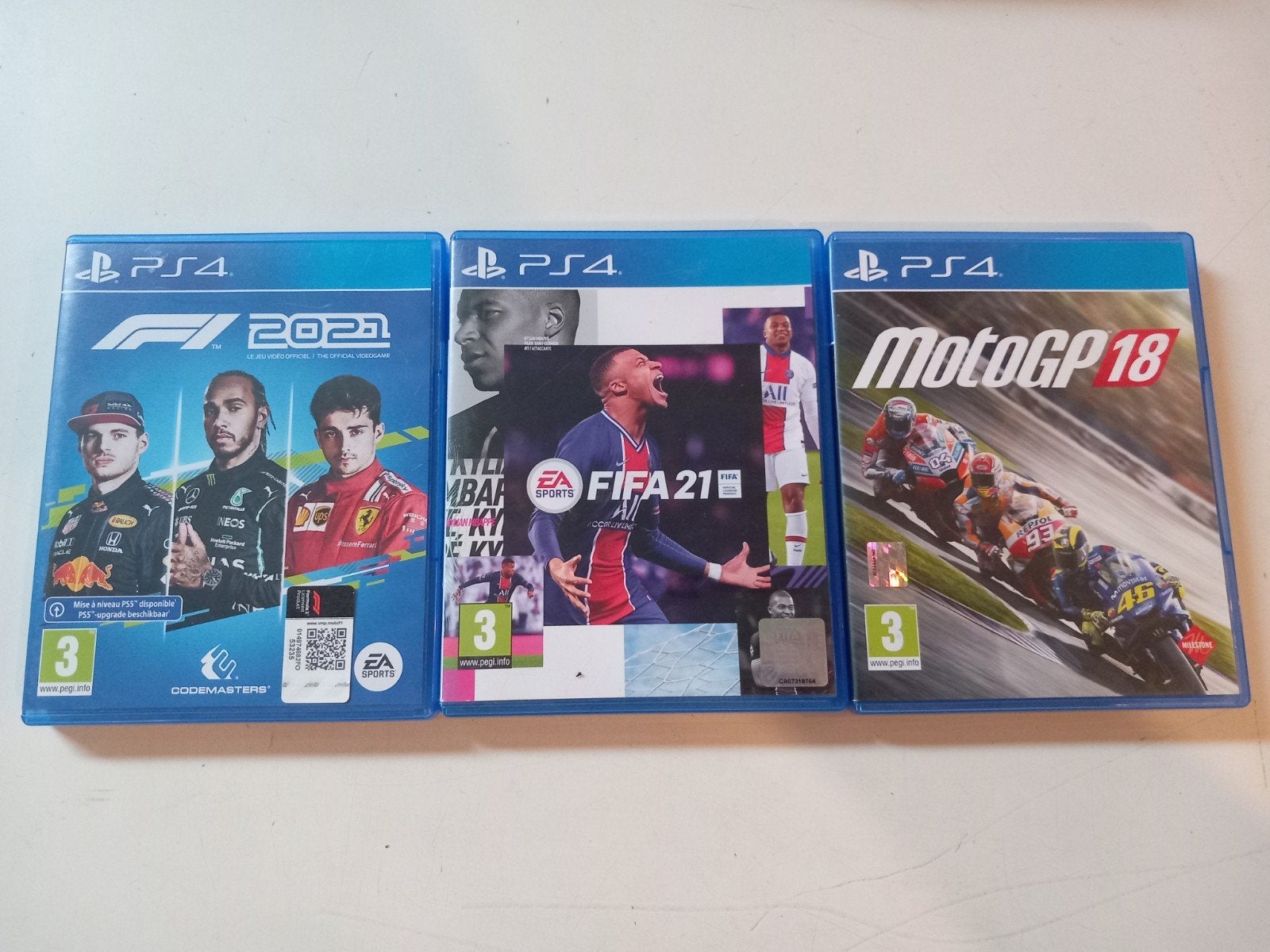PS4 Games: F1 2021, FIFA 21 en MotoGP 18 - Getest!, EA Sports / Codemasters / Milestone, 1 speler, Onbekend, Ophalen of Verzenden
