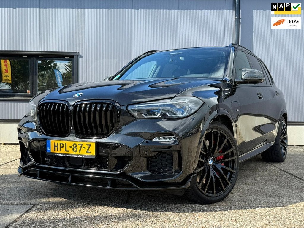 BMW X5 XDrive45e High individual ALLE OPTIES. B&W M Skyloung, Gebruikt, Zwart, Vierwielaandrijving, Hybride Elektrisch/Benzine