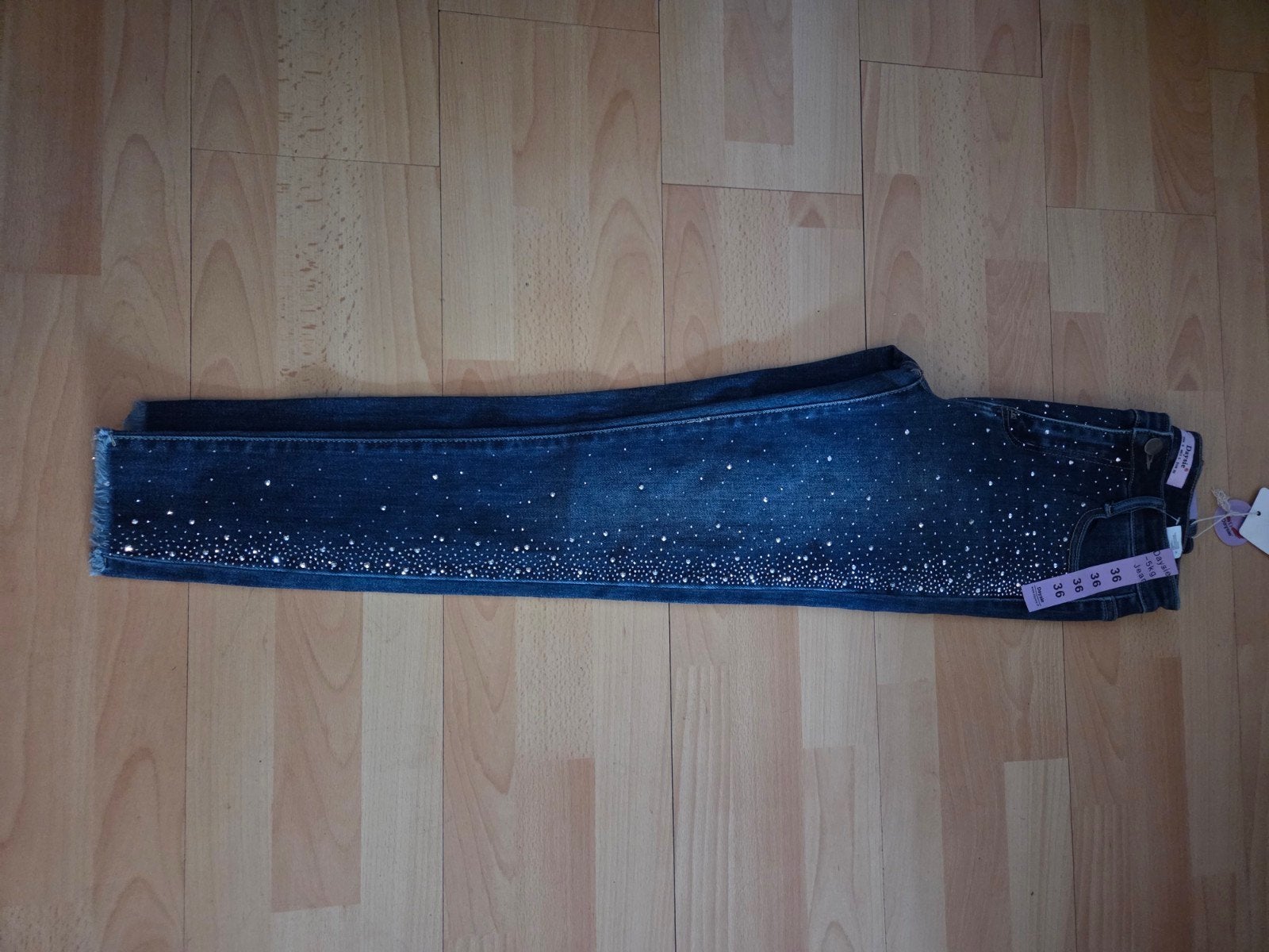 Nieuwe Spijkerbroek Maat 36  Rekbare Stof, Ophalen, Nieuw, Blauw, W28 - W29 (confectie 36)