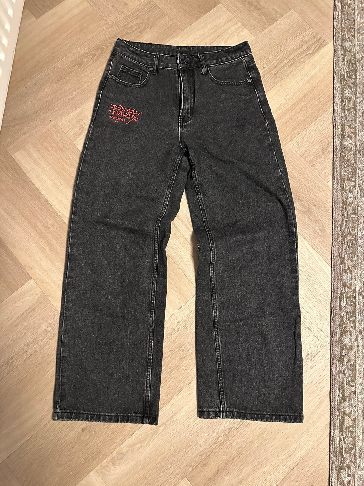 Ed Hardy, Ophalen of Verzenden, Zo goed als nieuw, Zwart, W27 (confectie 34) of kleiner