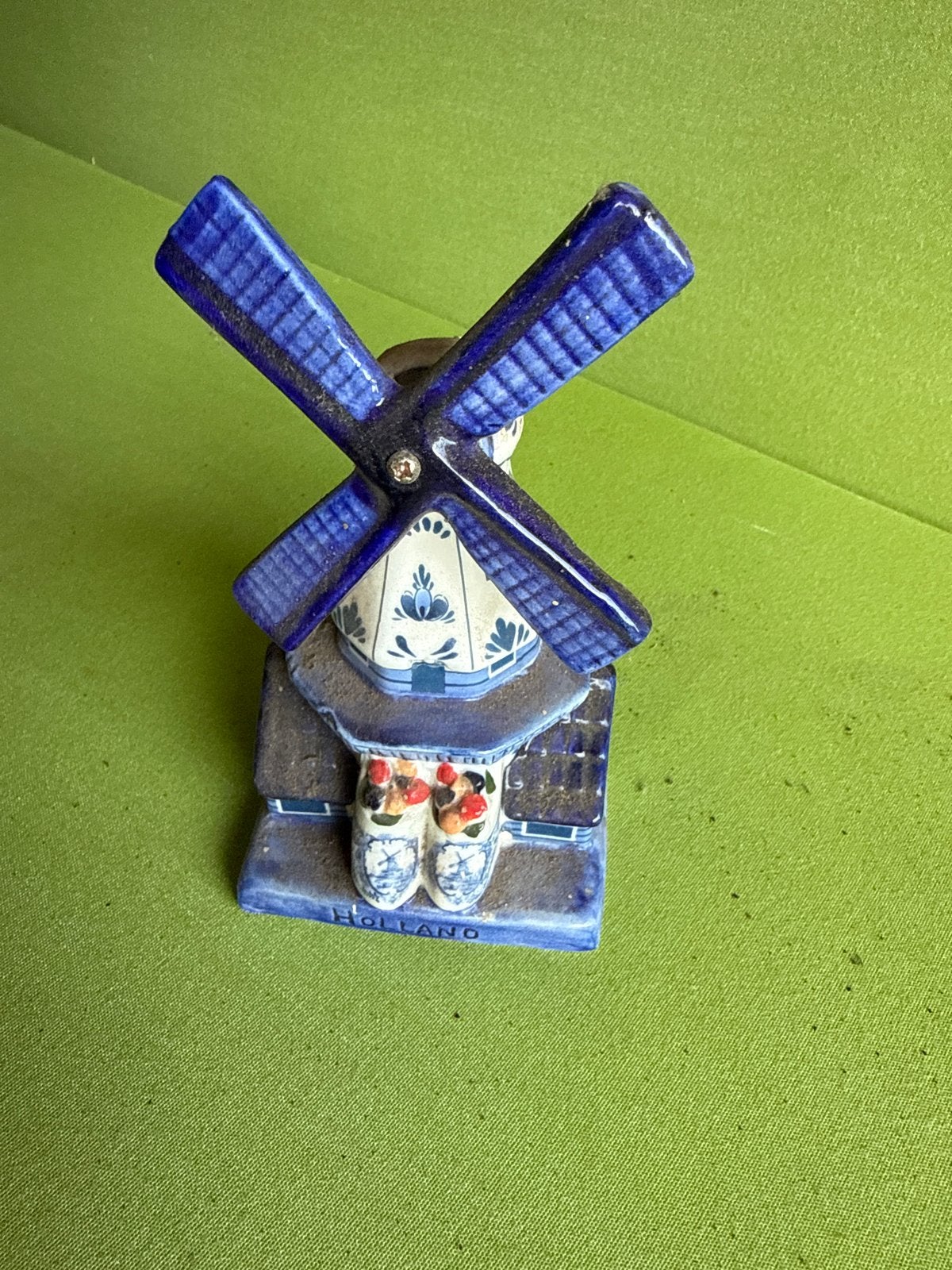 Delfts Blauw Windmolen beeldje - Holland souvenir, Ophalen