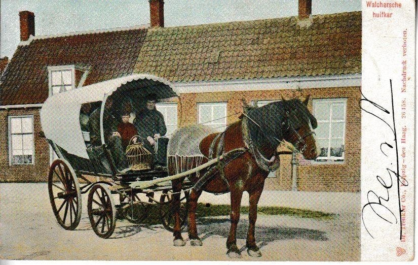 WALCHERSCHE HUIFKAR - 1904, Ophalen of Verzenden, Voor 1920, Gelopen, Zeeland