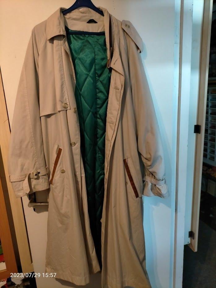 Heren Trenchcoat, Verzenden, Zo goed als nieuw, Maat 34 (XS) of kleiner, Beige