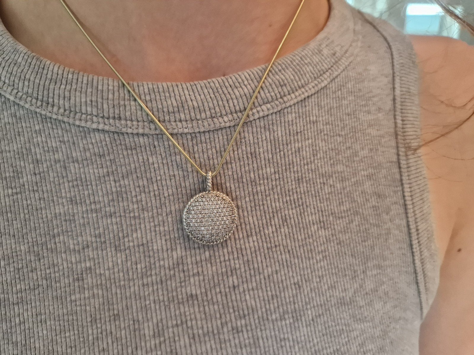 Ti Sento Zilveren hanger met parelmoer en zirkonia, Met strass, Overige voorstellingen, Ophalen of Verzenden, Zo goed als nieuw