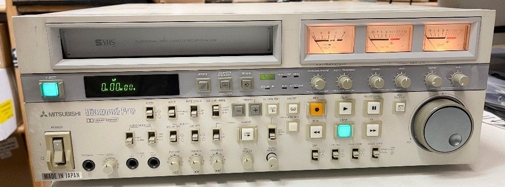 MITSUBISHI BV-200E DIAMOND zeeldzame SVHS-VIDEORECORDER (, N, Mitsubishi, Ophalen of Verzenden, VHS-speler of -recorder