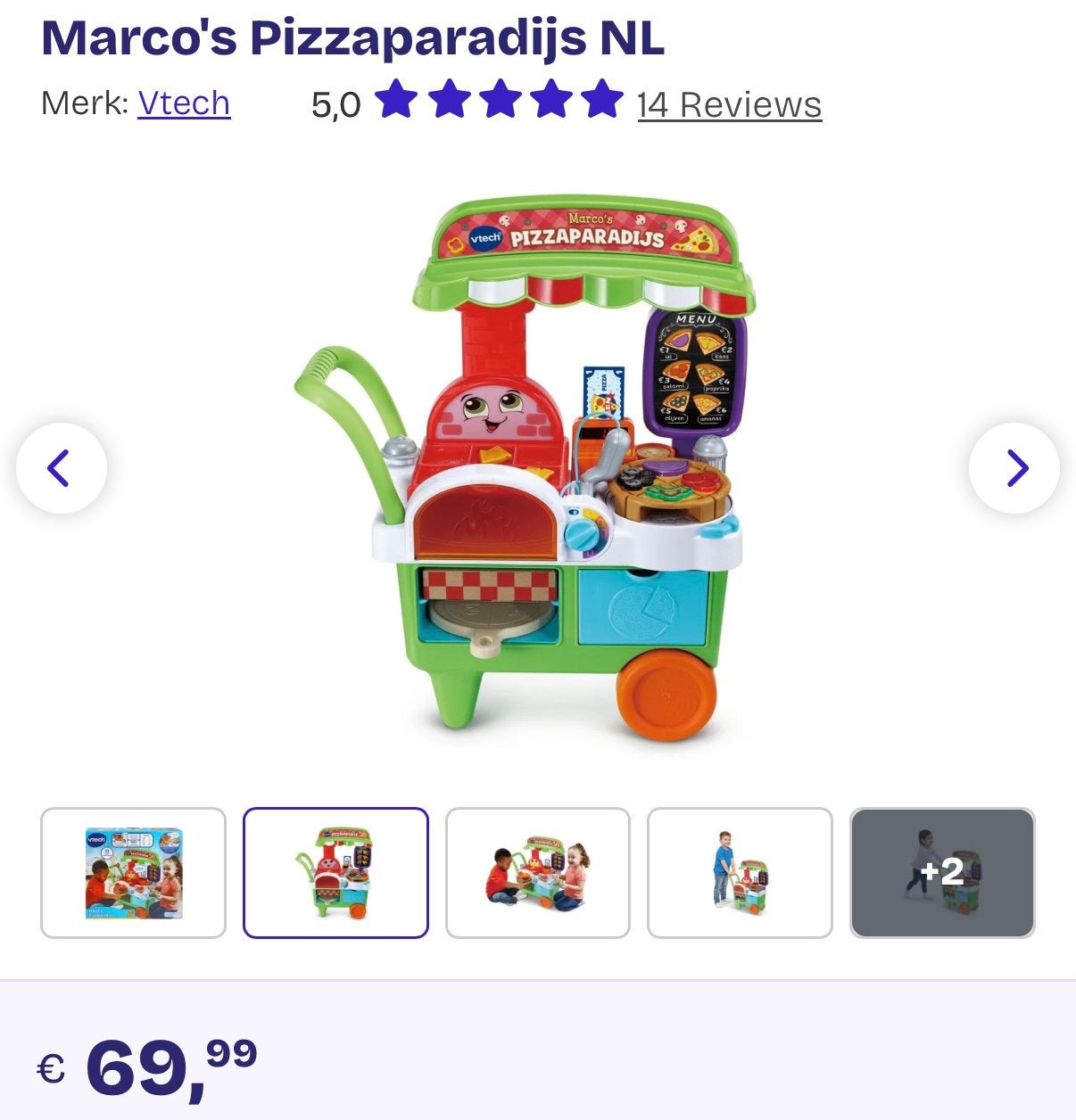 Pizza paradijs te koop, Ophalen, Zo goed als nieuw
