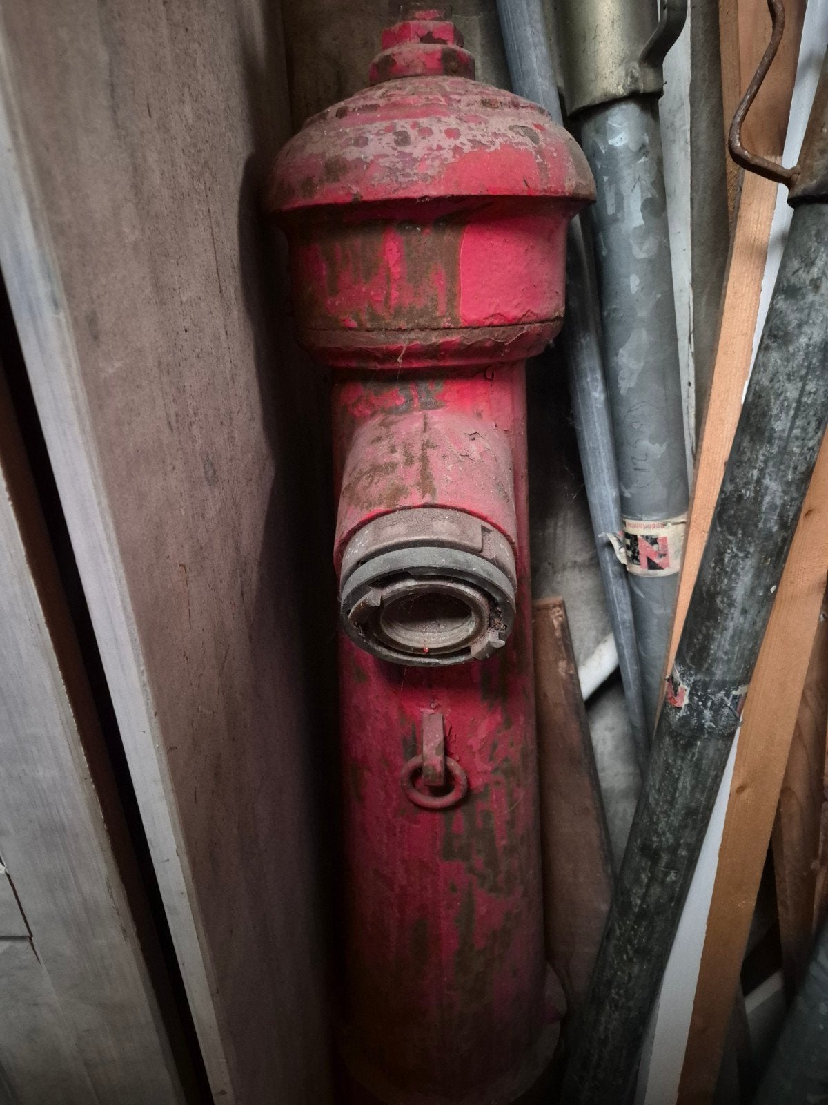 Unieke Oude Gietijzeren Brandkraan - 1.60 Meter, Ophalen of Verzenden
