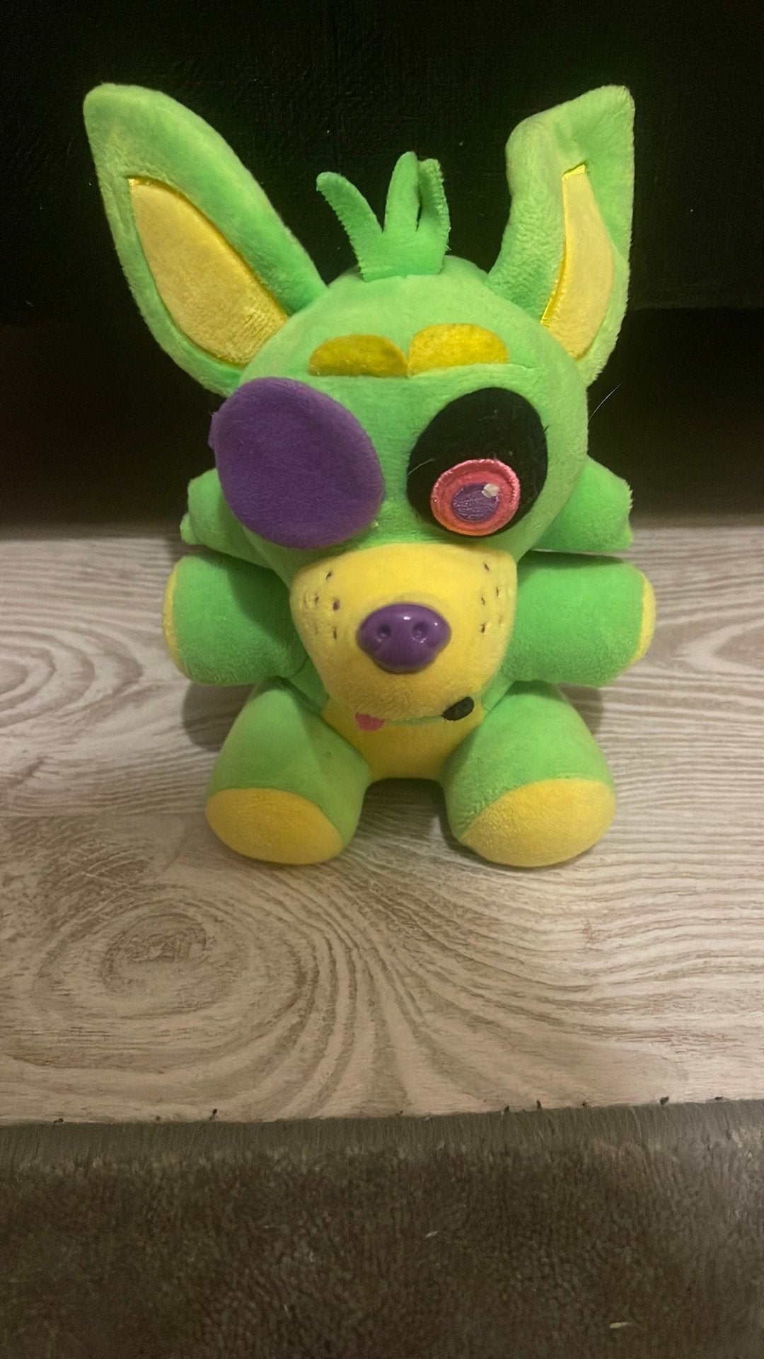 neon foxy fnaf plush, Ophalen of Verzenden, Zo goed als nieuw, Overige typen