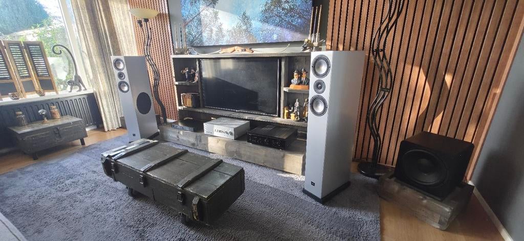 Canton karat m90 dc (high end monsters), Audio, Tv en Foto, Luidsprekers, Ophalen, 120 watt of meer, Front, Rear of Stereo speakers