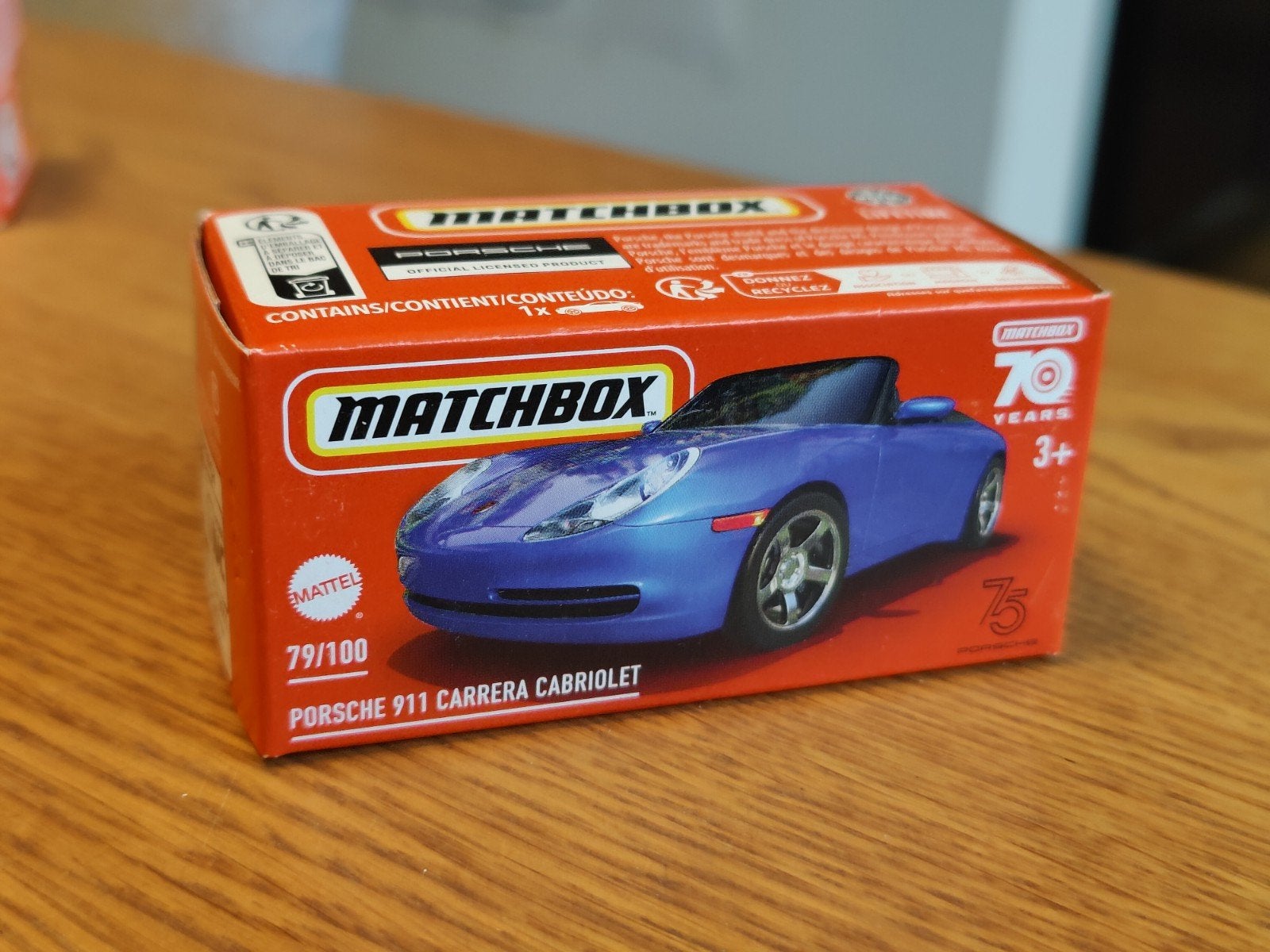 Matchbox Porsche 911 Carrera Cabriolet, Ophalen of Verzenden, Auto