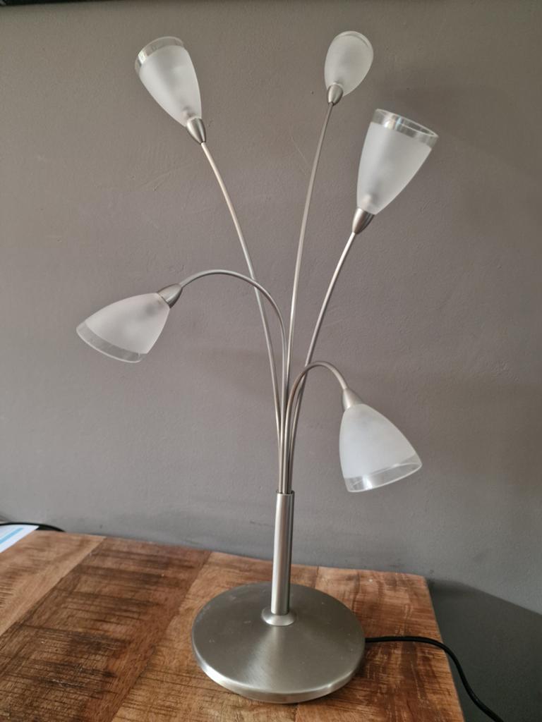 Steinhauer tarda tafellamp, Ophalen of Verzenden, Glas, Minder dan 50 cm