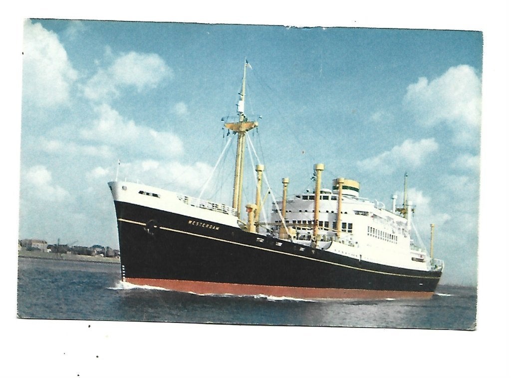 m.v. "Westerdam " -Holland -America Line, Verzamelen, Verzenden, 1960 tot 1980, Ongelopen, Overige thema's