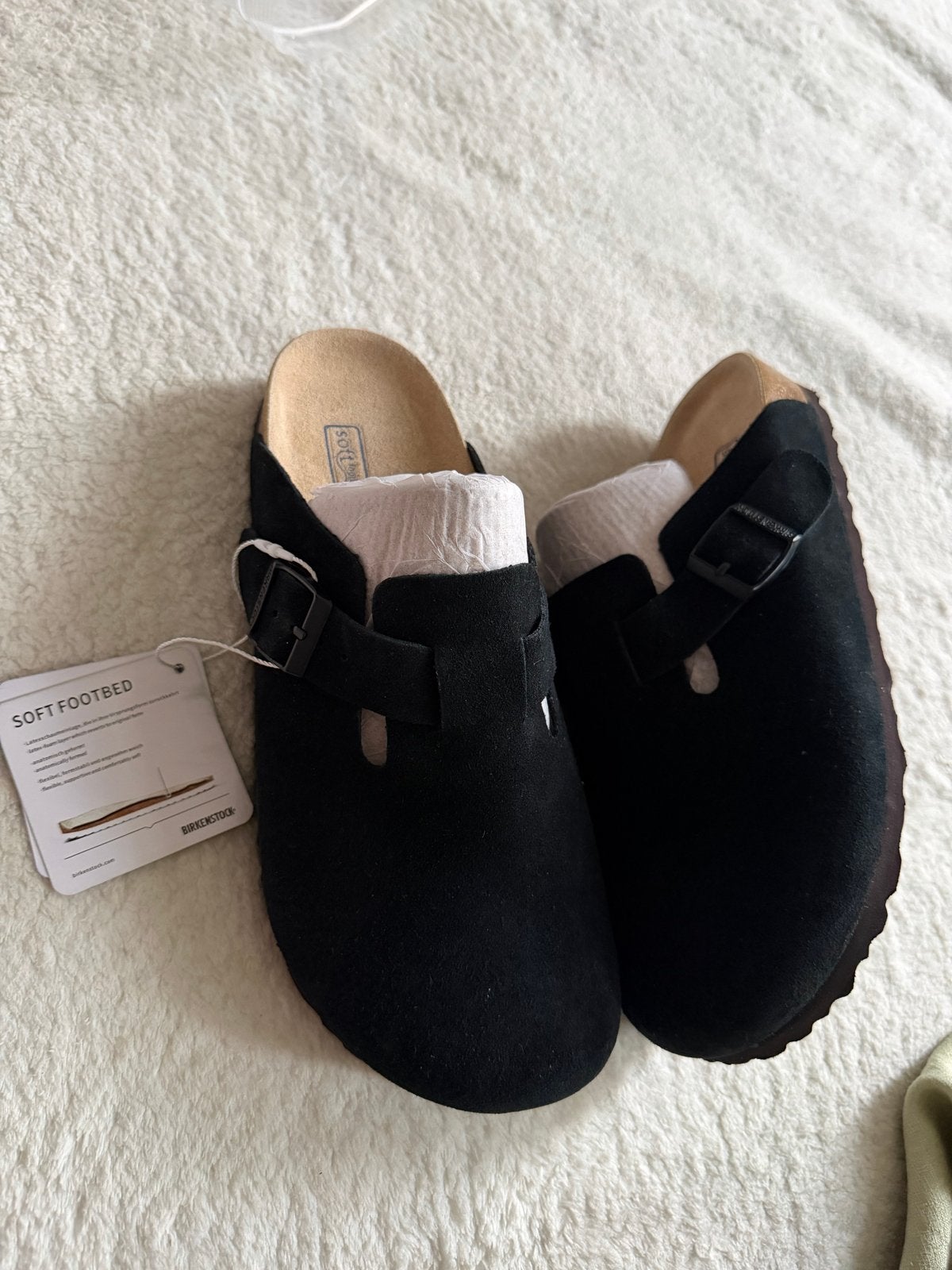 Birkenstock Boston Clogs Zwart - Maat 37 - Nieuw, Kleding | Dames, Ophalen of Verzenden, Nieuw, Zwart, Instappers