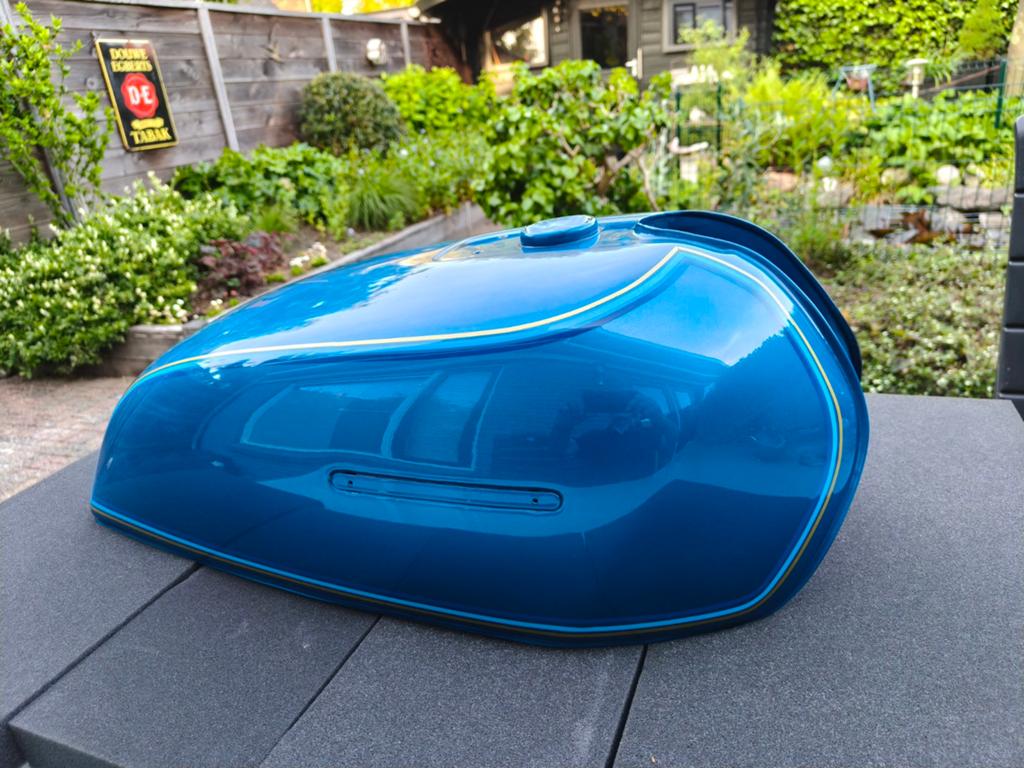 Suzuki GS 750 Tank en Kontje - 1978 - Blauw, Ophalen