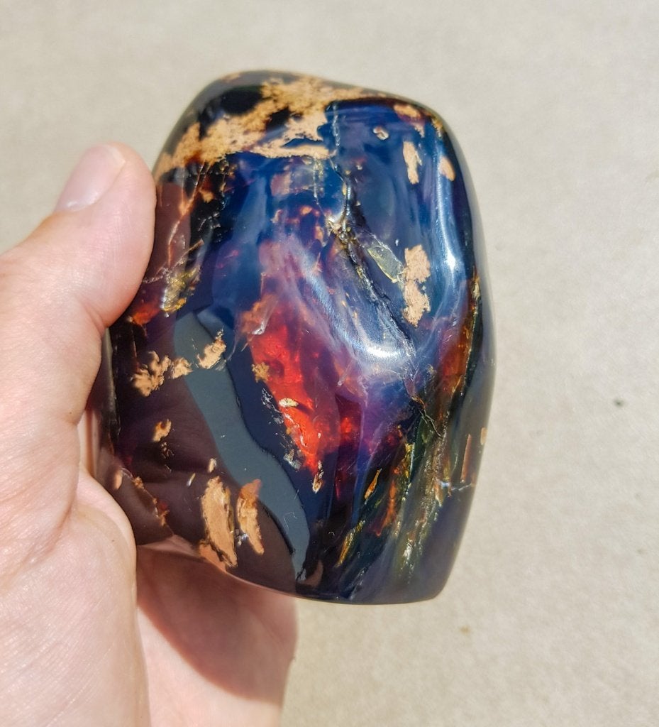 amber indonesische blauwe barnsteen, Ophalen of Verzenden