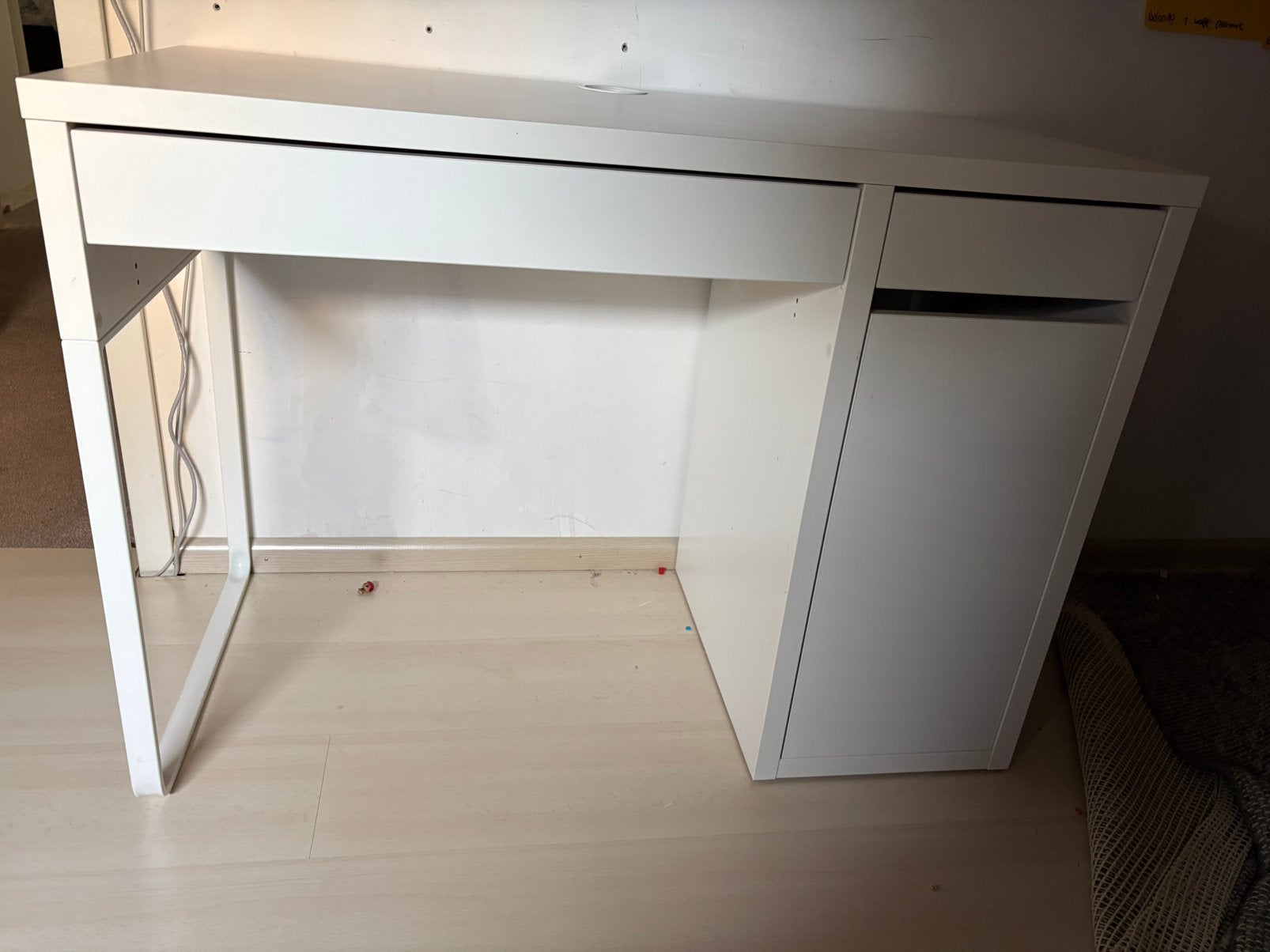 Ikea micke bureau, Ophalen, Overige typen, 105 cm, Gebruikt