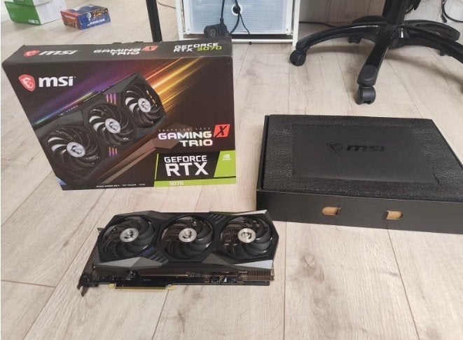 MSI GeForce RTX 2070 Gaming X Trio Videokaart, PCI-Express 3, GDDR6, Ophalen of Verzenden, Zo goed als nieuw