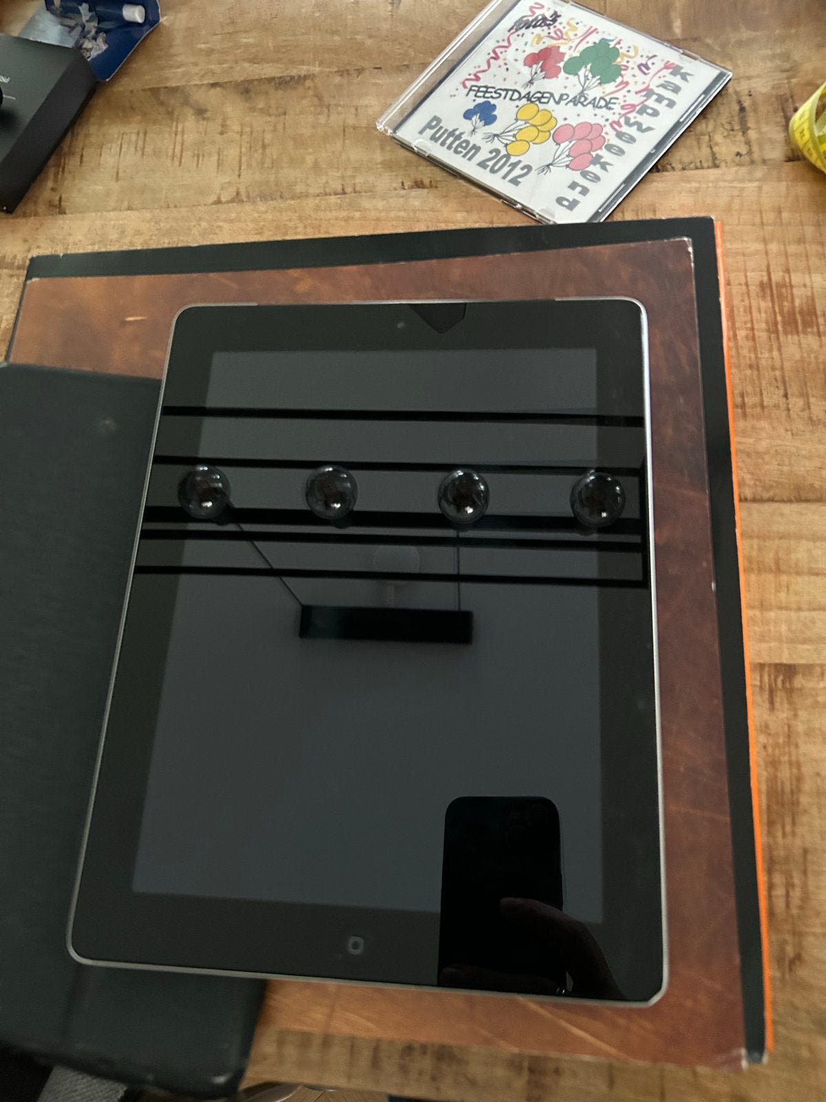iPad 2 (64GB) met 'antiek' toetsenbord mapje voor verzamelaa, Computers en Software, Apple iPads, 10 inch, Gebruikt, Apple iPad