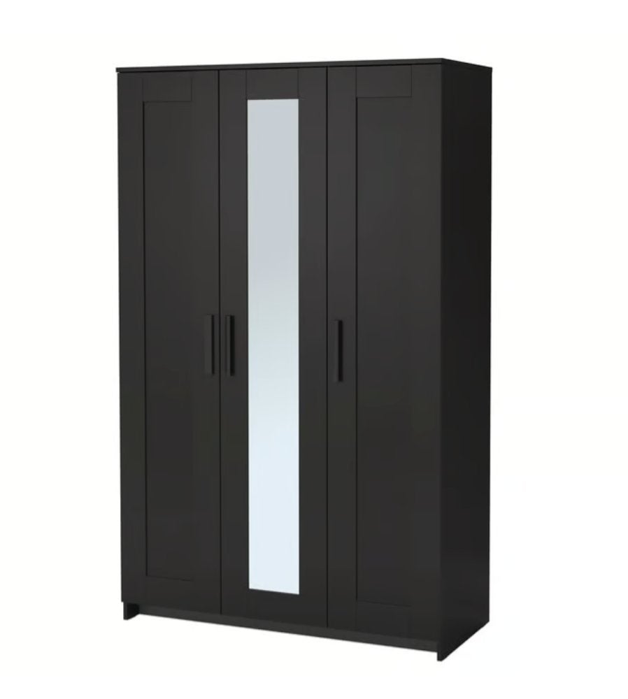 IKEA Brimnes kledingkast zwart, Huis en Inrichting, Kasten | Kledingkasten, Ophalen, 100 tot 150 cm, Zo goed als nieuw, 150 tot 200 cm