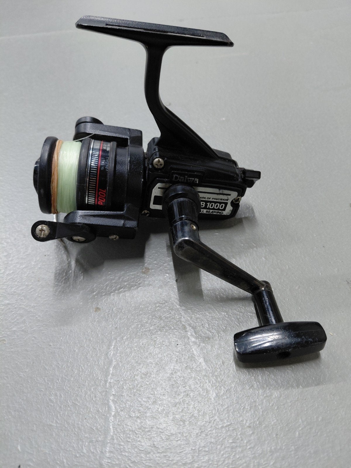 Daiwa klassiek spinmolentje RB1000 zie beschrijving, Ophalen of Verzenden, Gebruikt, Molen