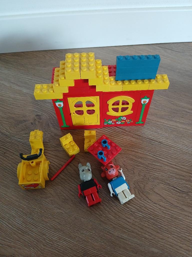 Vintage Lego Fabuland IJskraam 3665 (1980), Gebruikt, Overige thema's, Lego, Ophalen of Verzenden