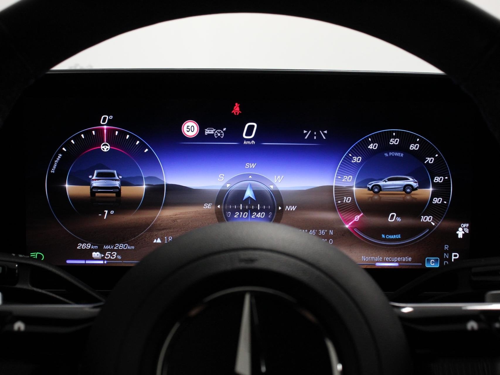 Mercedes-Benz EQE SUV 350 4Matic AMG Line 292pk Climate cont, Auto's, Automaat, Automatische klimaatregeling, Zwart, 570 min