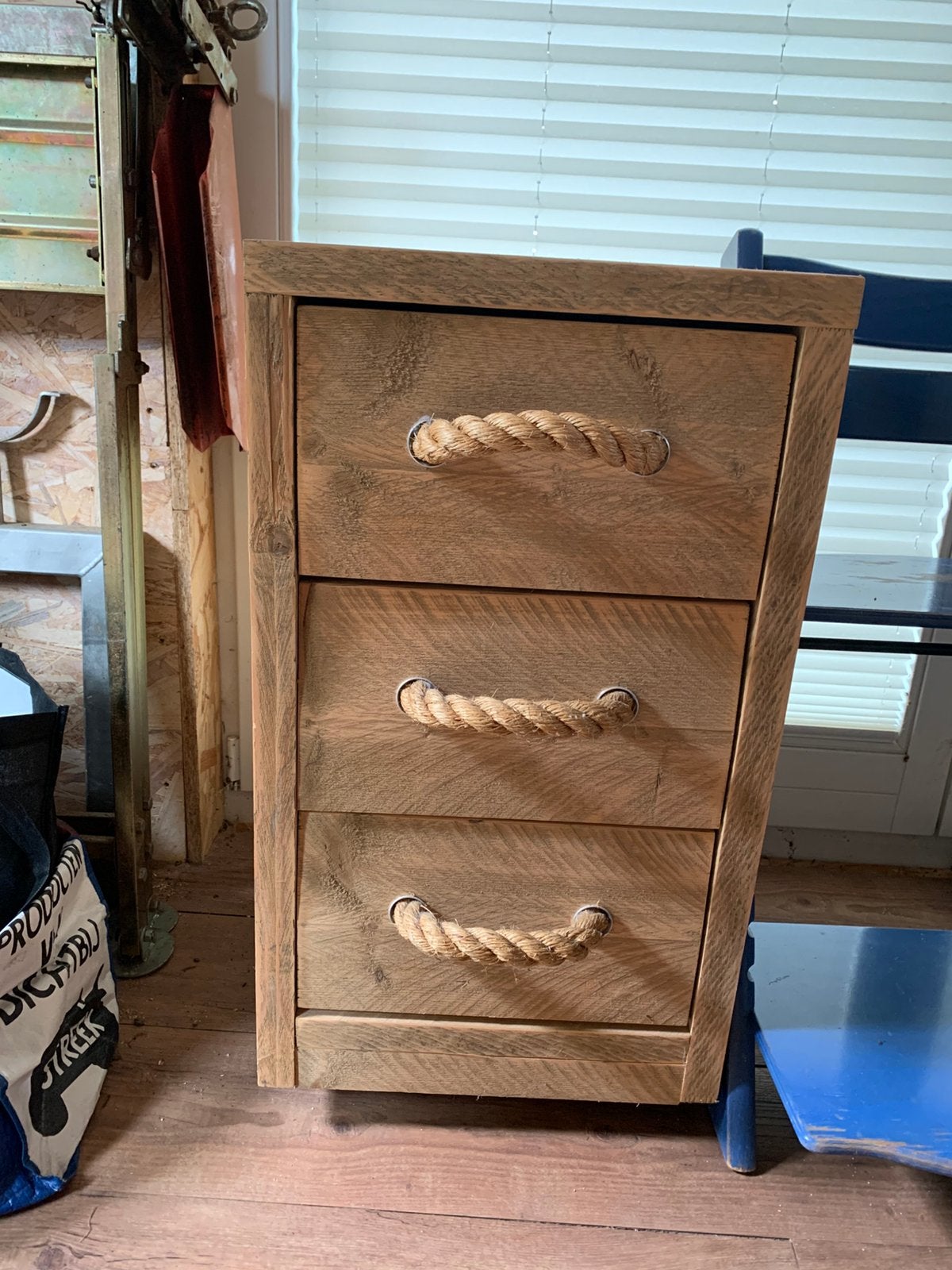 Ladekast van steigerhout, Ophalen, Minder dan 50 cm, Zo goed als nieuw, Minder dan 100 cm
