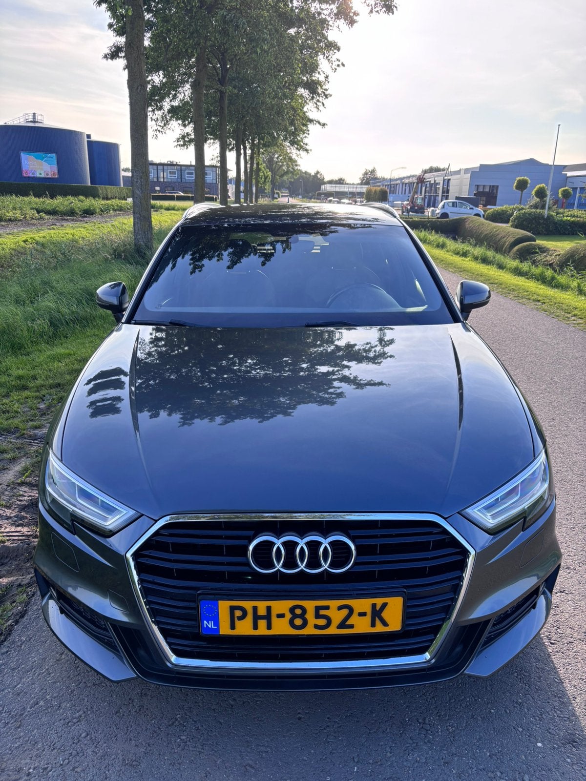 Audi A3 1.0 Tfsi 116pk S Tronic 2017 Grijs 3x s line, Zwart, Origineel Nederlands, 1175 kg, 630 kg