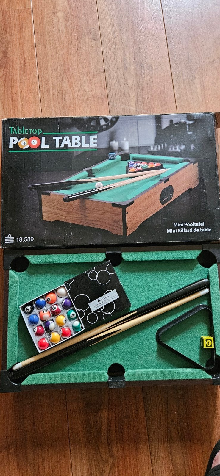 Mini Pooltafel - Compact Plezier voor Thuis, Sport en Fitness, Biljarten en Poolen, Ophalen of Verzenden