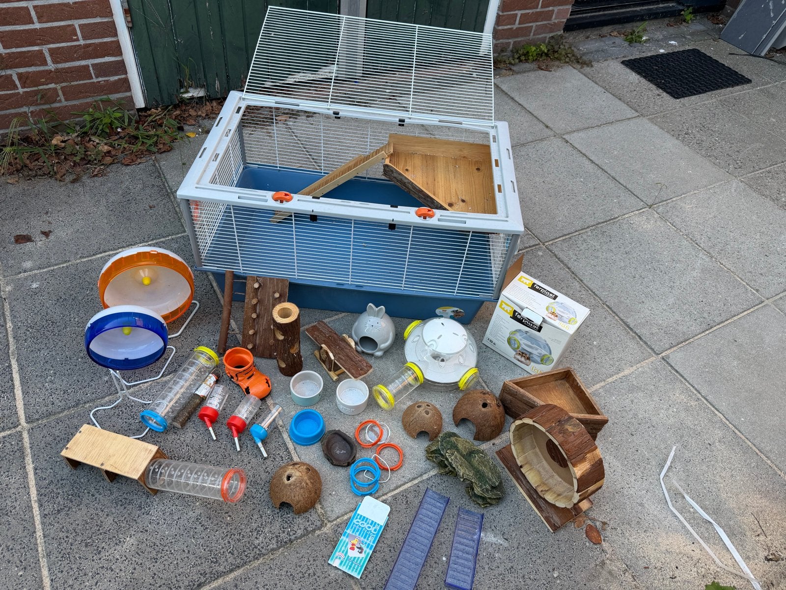Hamster kooi met toebehoren, Dieren en Toebehoren, Ophalen, Gebruikt, Overige typen