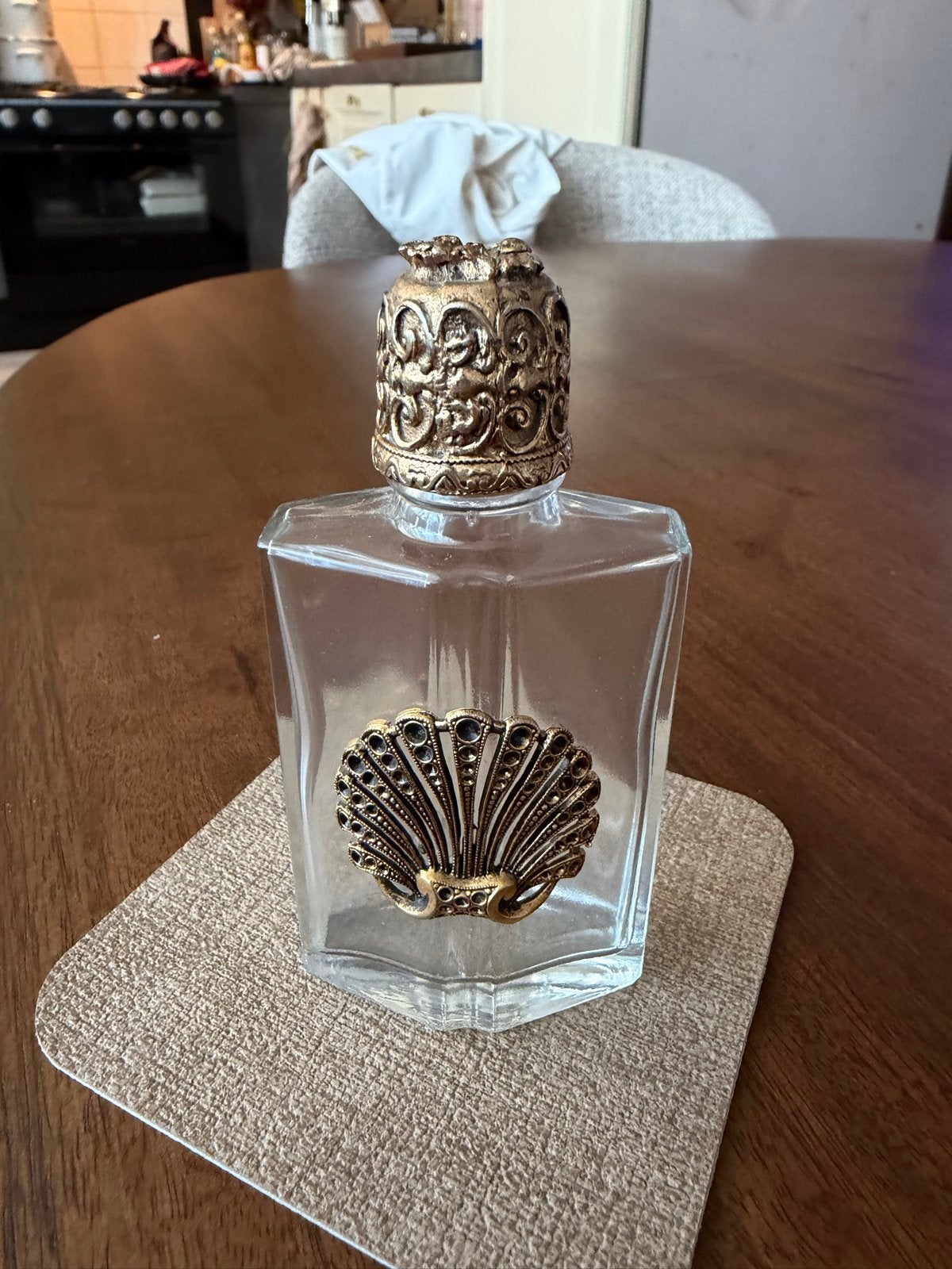 Vintage antiek parfum flesje, Ophalen of Verzenden