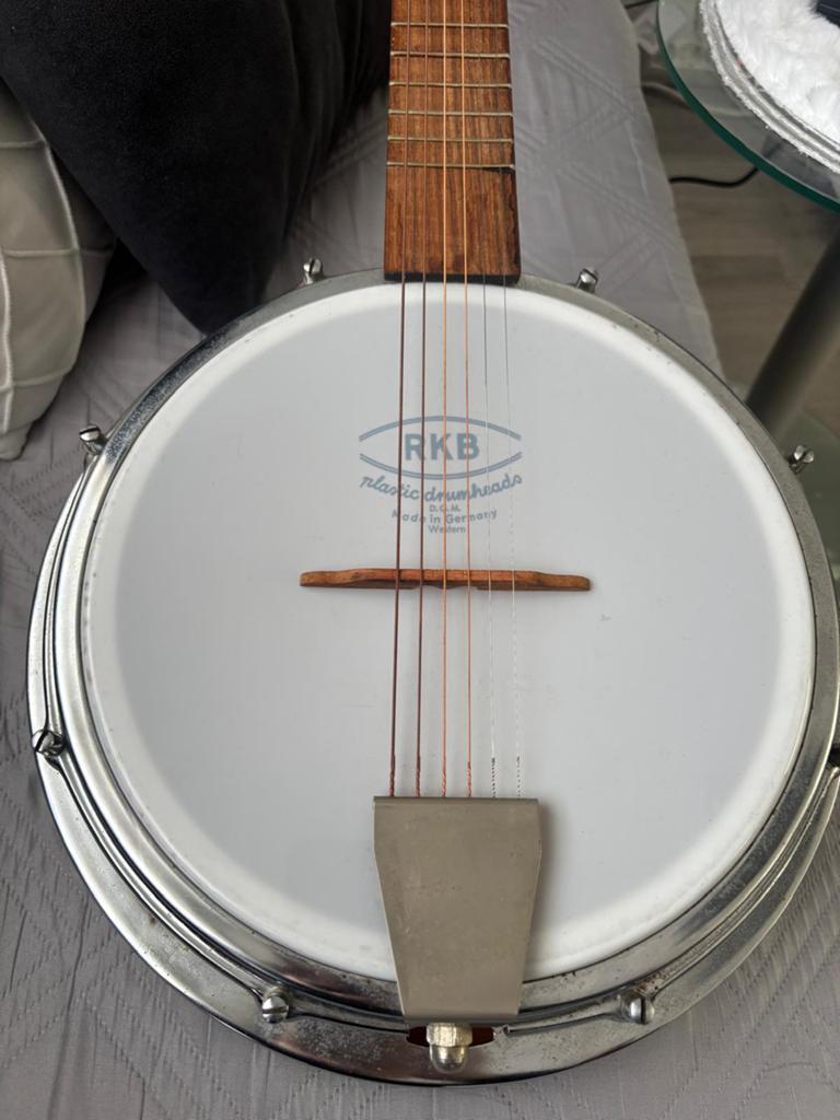 Banjo gitaar, Muziek en Instrumenten, Snaarinstrumenten | Banjo's, Ophalen of Verzenden, Zo goed als nieuw