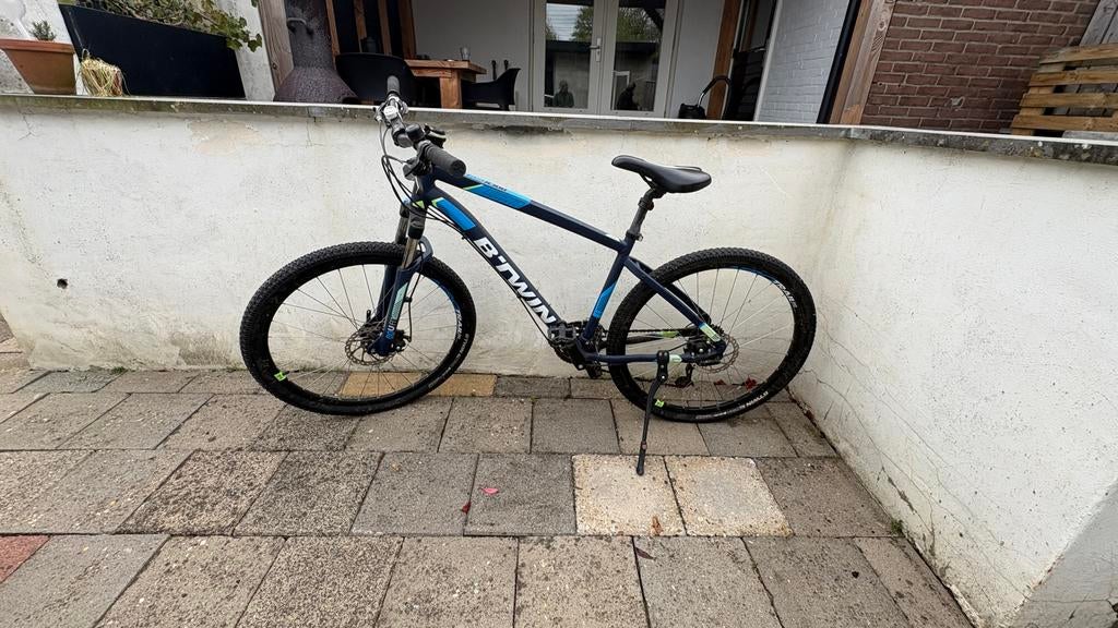 B'TWIN mountainbike, maat L, 27.5 inch wielen, Gebruikt, 57 cm of meer, Hardtail, Heren
