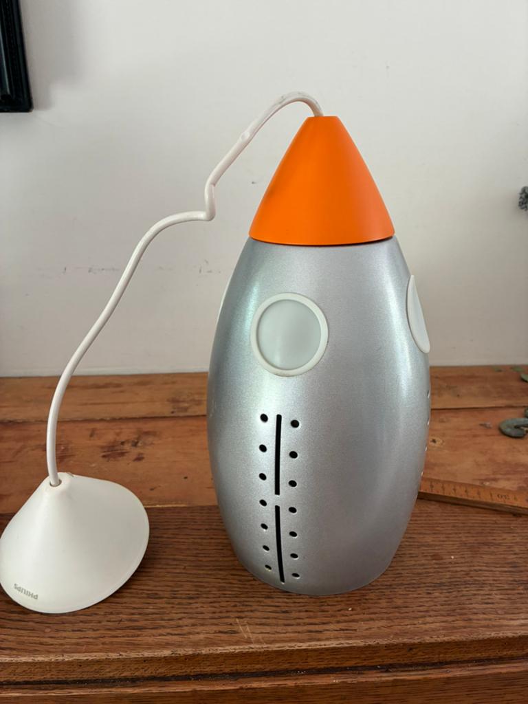 Vintage philips kinder lamp raket, Ophalen of Verzenden