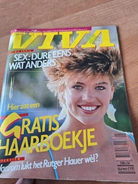 Viva 1985 Rutger Hauer Andre Hazes Lucie Meulendijks, Verzamelen, Ophalen of Verzenden, 1980 tot heden, Nederland, Tijdschrift