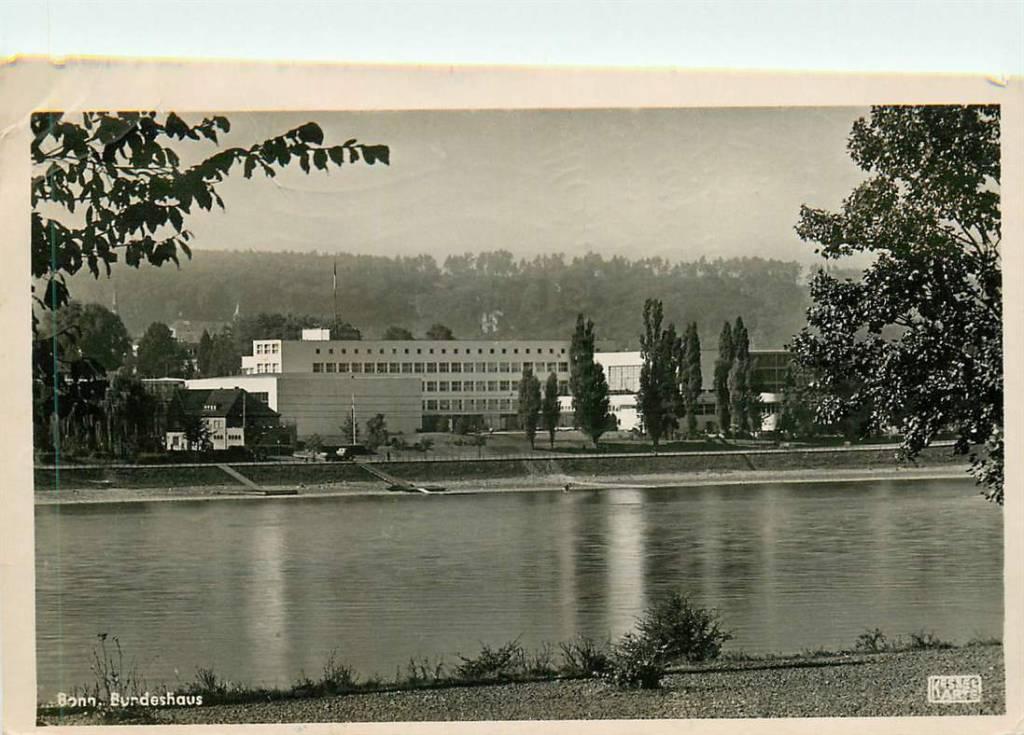 381-382-001 Bonn Bundeshaus, Verzenden, Voor 1920, Duitsland