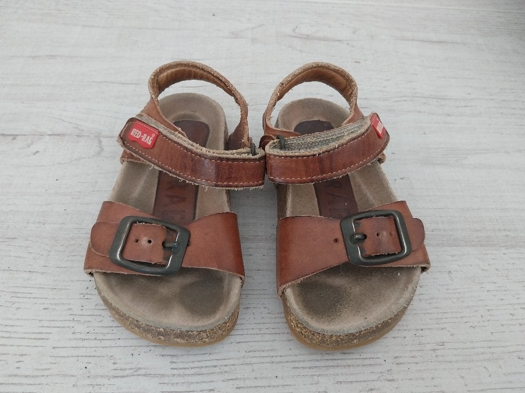 Red Rag bruin leren sandalen maat 22, Gebruikt, Red Rag, Schoenen, Ophalen of Verzenden