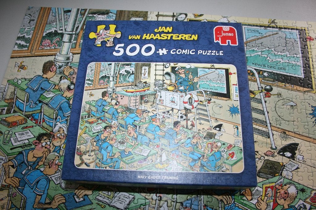 Legpuzzel Jan van Haasteren - Navy Cadet Training - 500 st, Ophalen of Verzenden, 500 t/m 1500 stukjes, Gebruikt