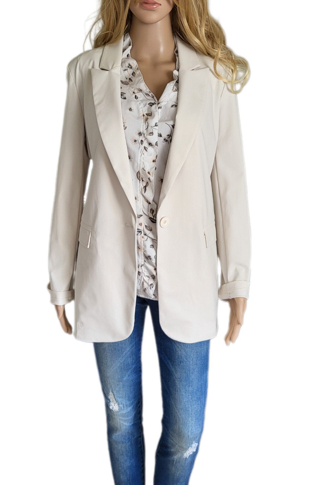 Zgan travelstof blazer van Studio Anneloes maat S, Kleding | Dames, Ophalen of Verzenden, Zo goed als nieuw, Jasje, Maat 36 (S)
