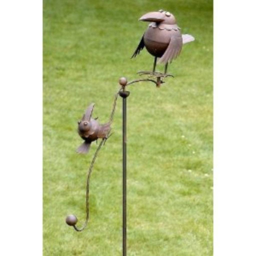 Tuinsteker, tuinprikker, windspel, grote Balans met Vogels, Ophalen of Verzenden, Nieuw