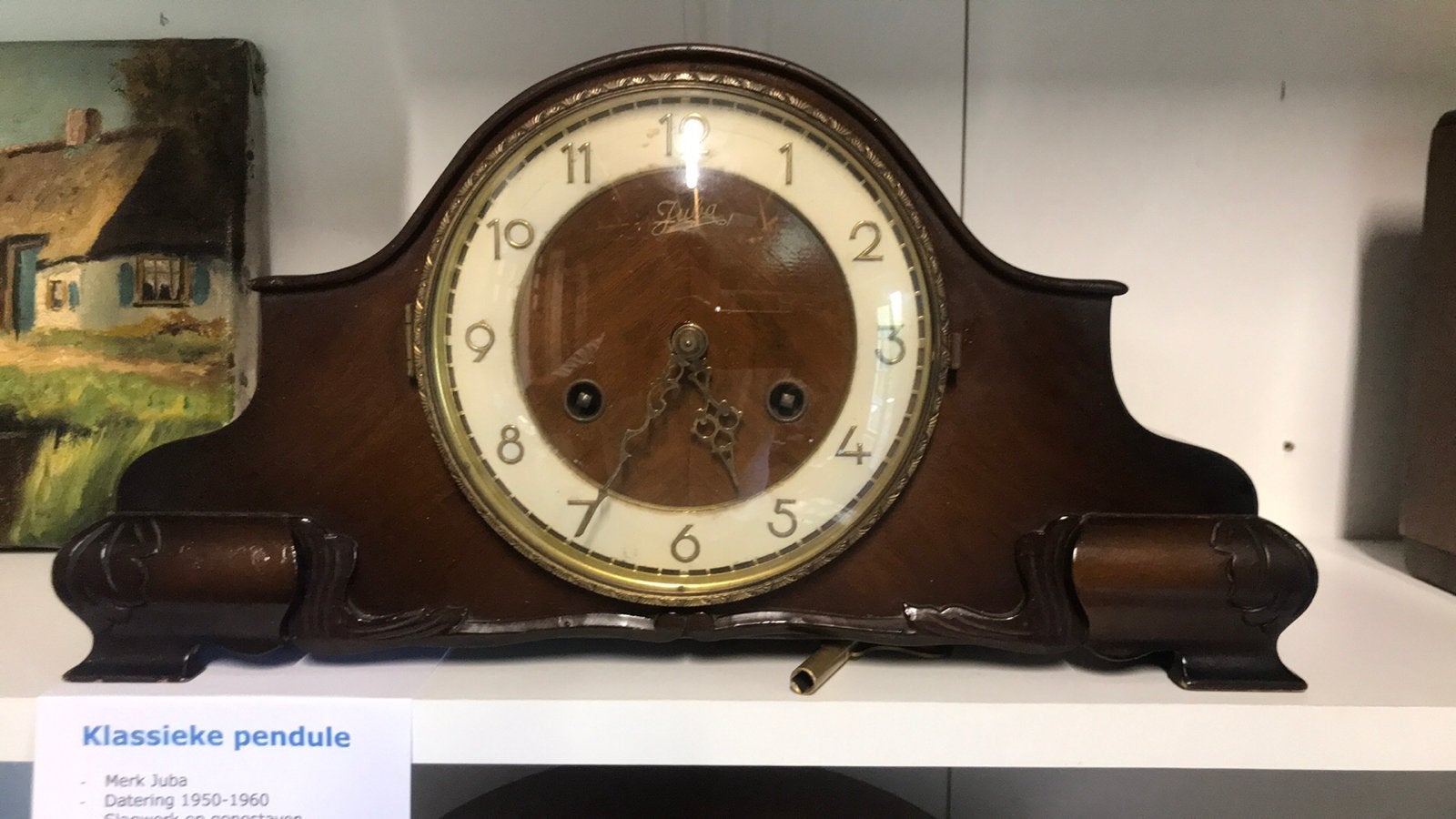 Prachtige klassieke pendule jaren ‘50 a ‘60, Ophalen of Verzenden