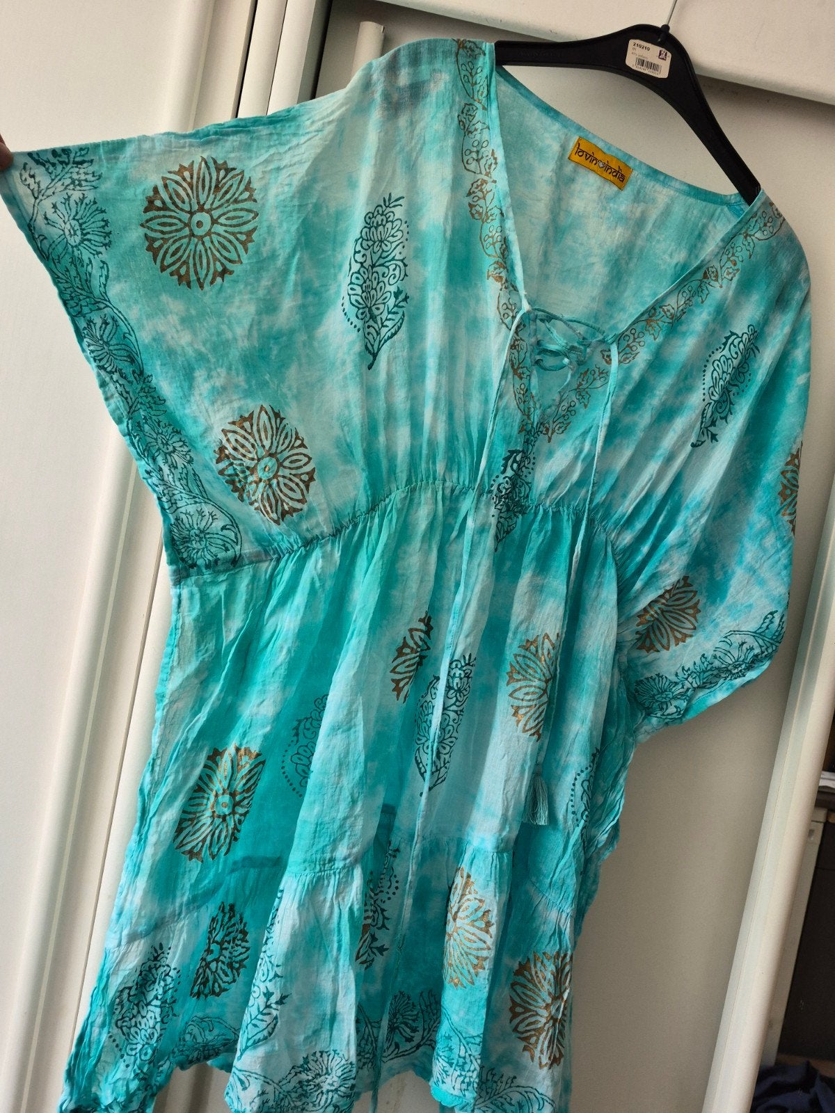 Lovin India tuniek blouse jurkje one size slip-over boho, Kleding | Dames, Overige kleuren, Lovin India, Maat 46/48 (XL) of groter