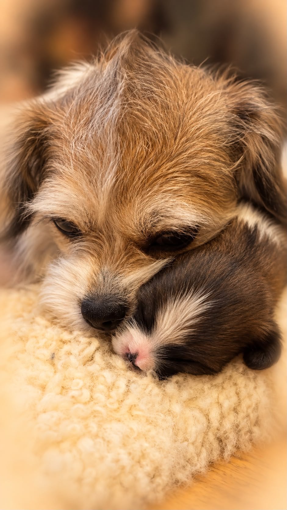 Kruizing shih tzu pups, Dieren en Toebehoren, Overige rassen, 8 tot 15 weken, CDV (hondenziekte), Meerdere