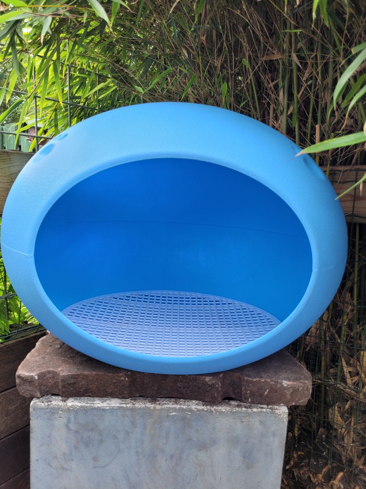 ALS NIEUW EI  kattenmand binnen of buiten blauw waterdicht, Dieren en Toebehoren, Ophalen, Zo goed als nieuw