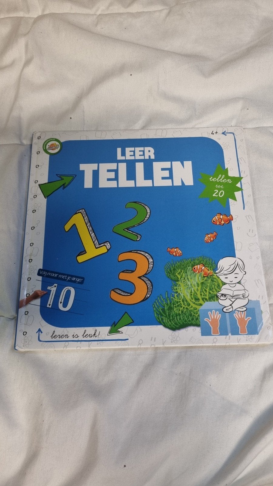 Leer Tellen 1 2 3 - Educatief Boek voor Kinderen, Ophalen of Verzenden, Gelezen, 3 tot 4 jaar