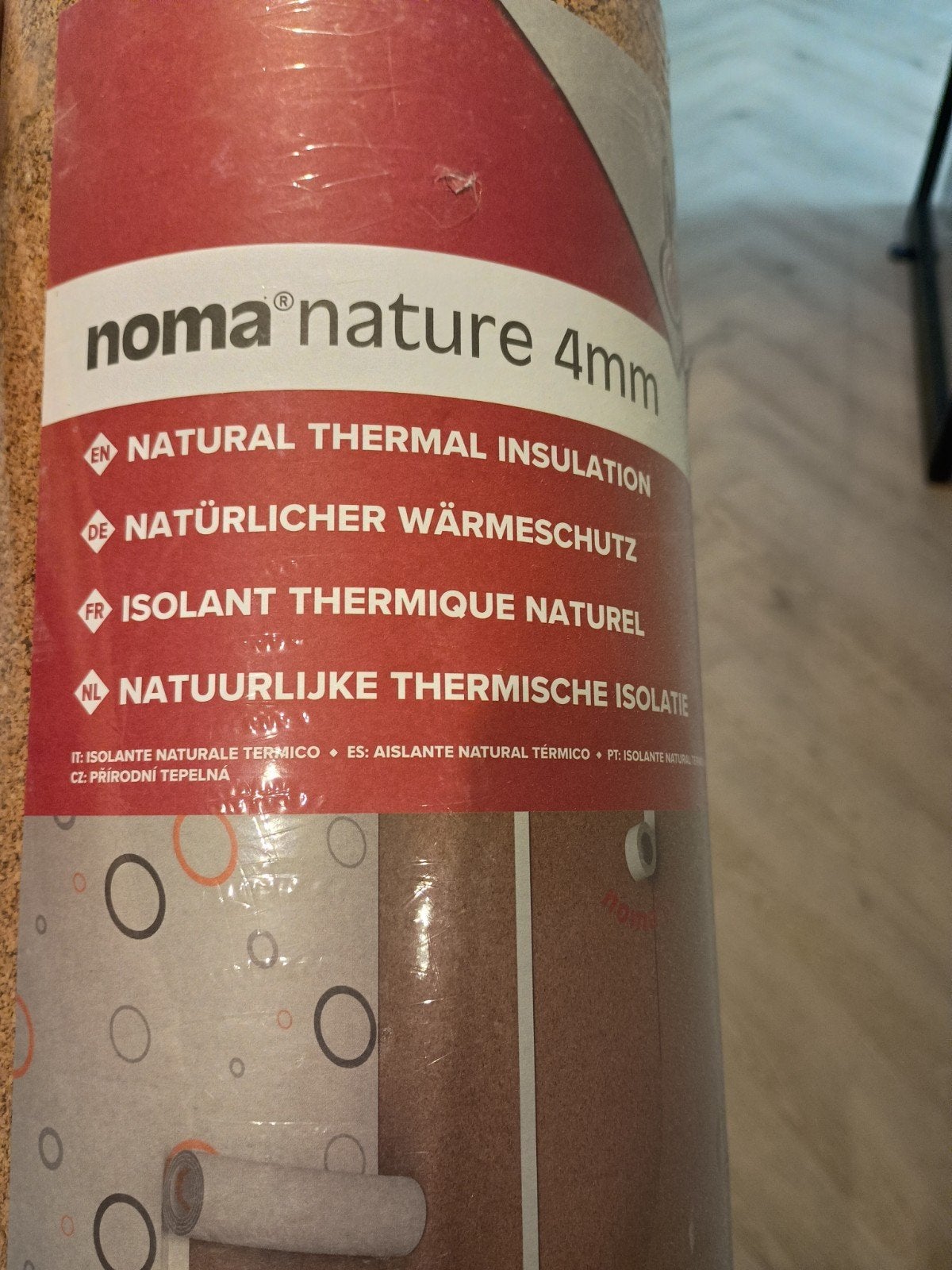 2x Kurk op rol 4mm Natuurlijke Thermische Isolatie, Overige materialen, Nieuw, 15 m² of meer, Ophalen