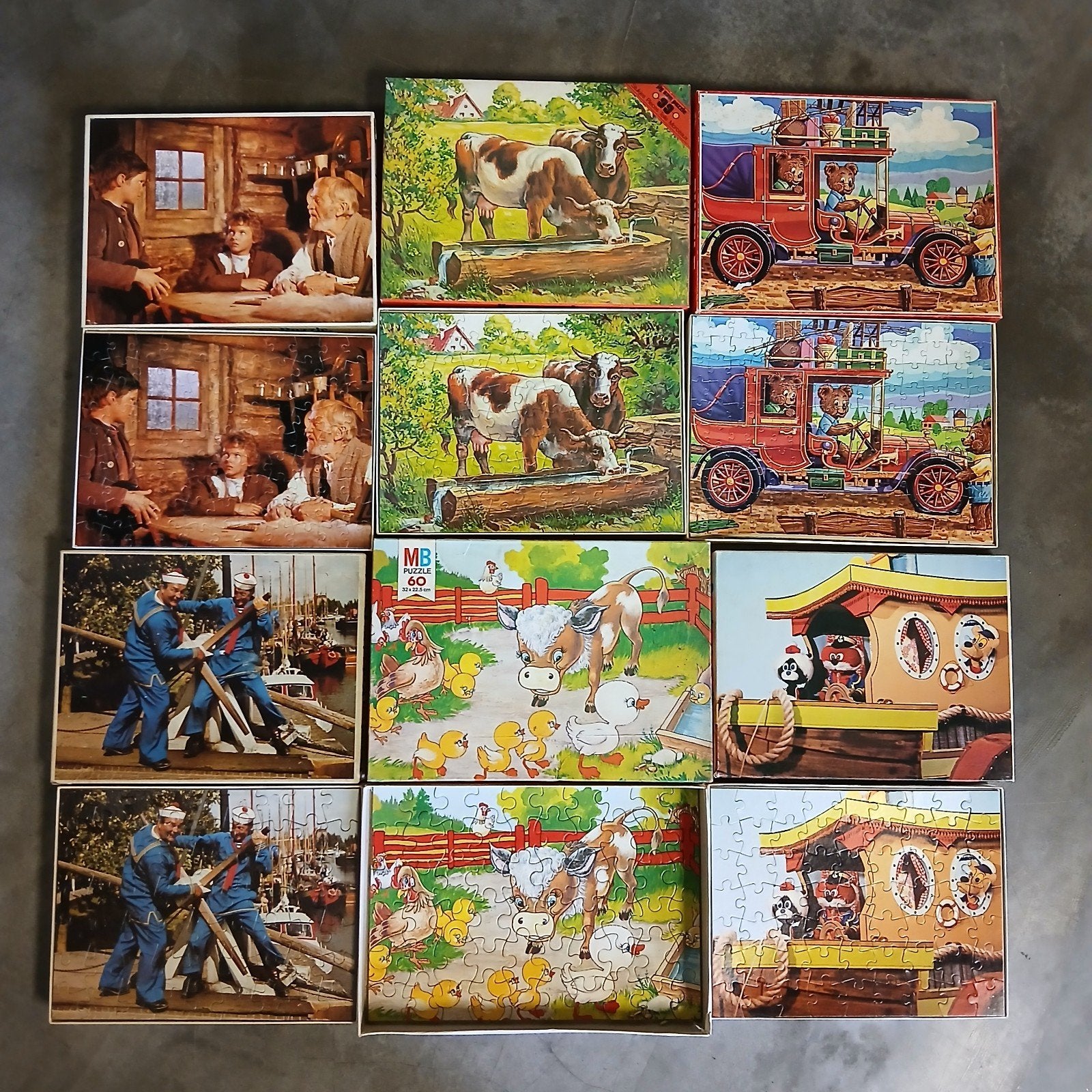 6 puzzels van vroeger, Ophalen of Verzenden, 500 t/m 1500 stukjes